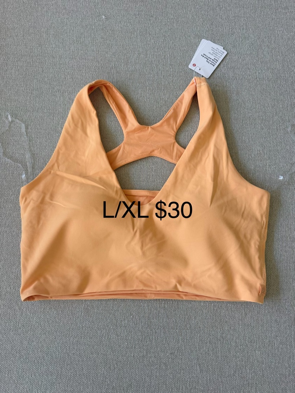lululemon athletica Peach/Apricot Sports Bra